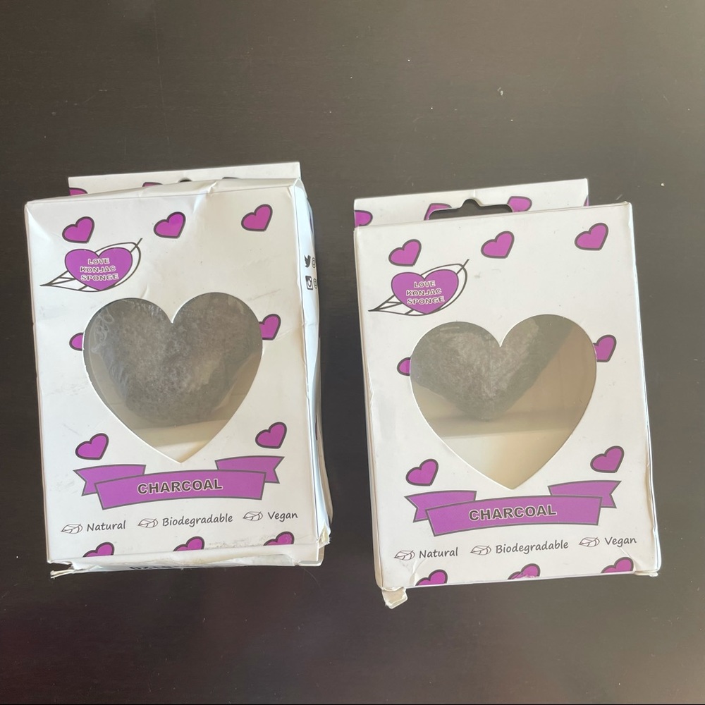 Charcoal Konjac Sponges